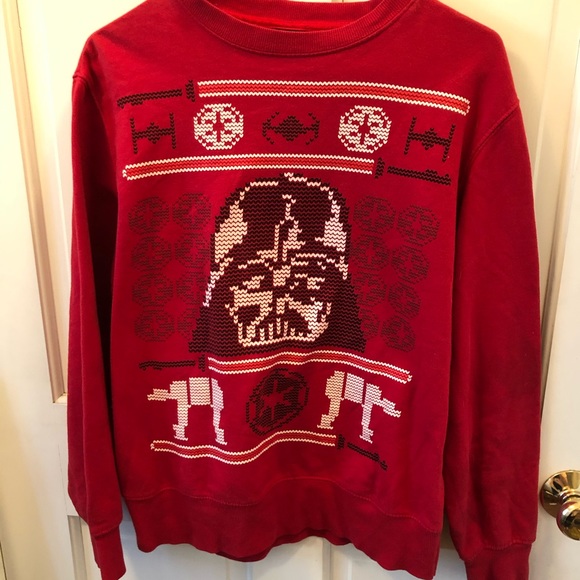 ✨MOVING SALE✨ Red Darth Vader Christmas Sweatshirt